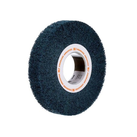 3M Standard Abrasives Buff And Blend Hs Flap Brush 875139, 6 In X 1 In X 2 In Fb045 23-11 A Med Hard 7010367158